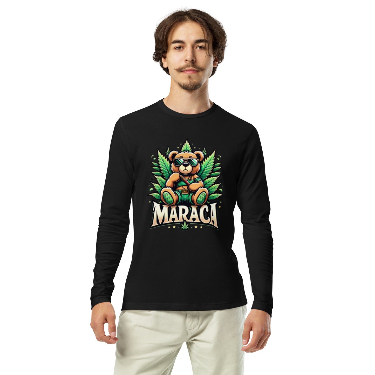 T Maraca Botany Series 1 Long Sleeve Fitted Crew