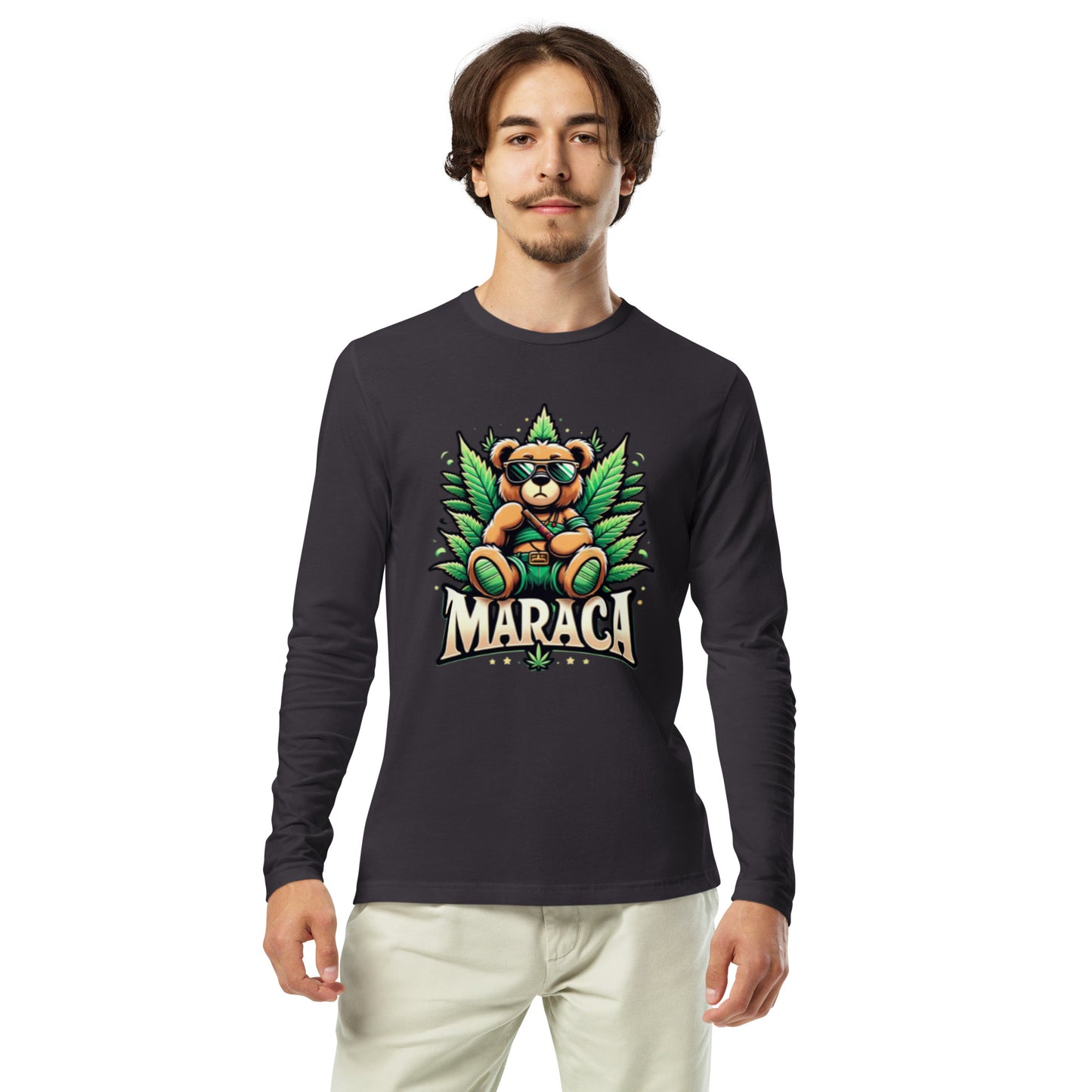 T Maraca Botany Series 1 Long Sleeve Fitted Crew