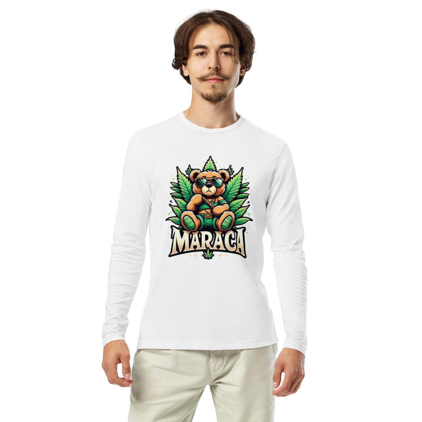 T Maraca Botany Series 1 Long Sleeve Fitted Crew